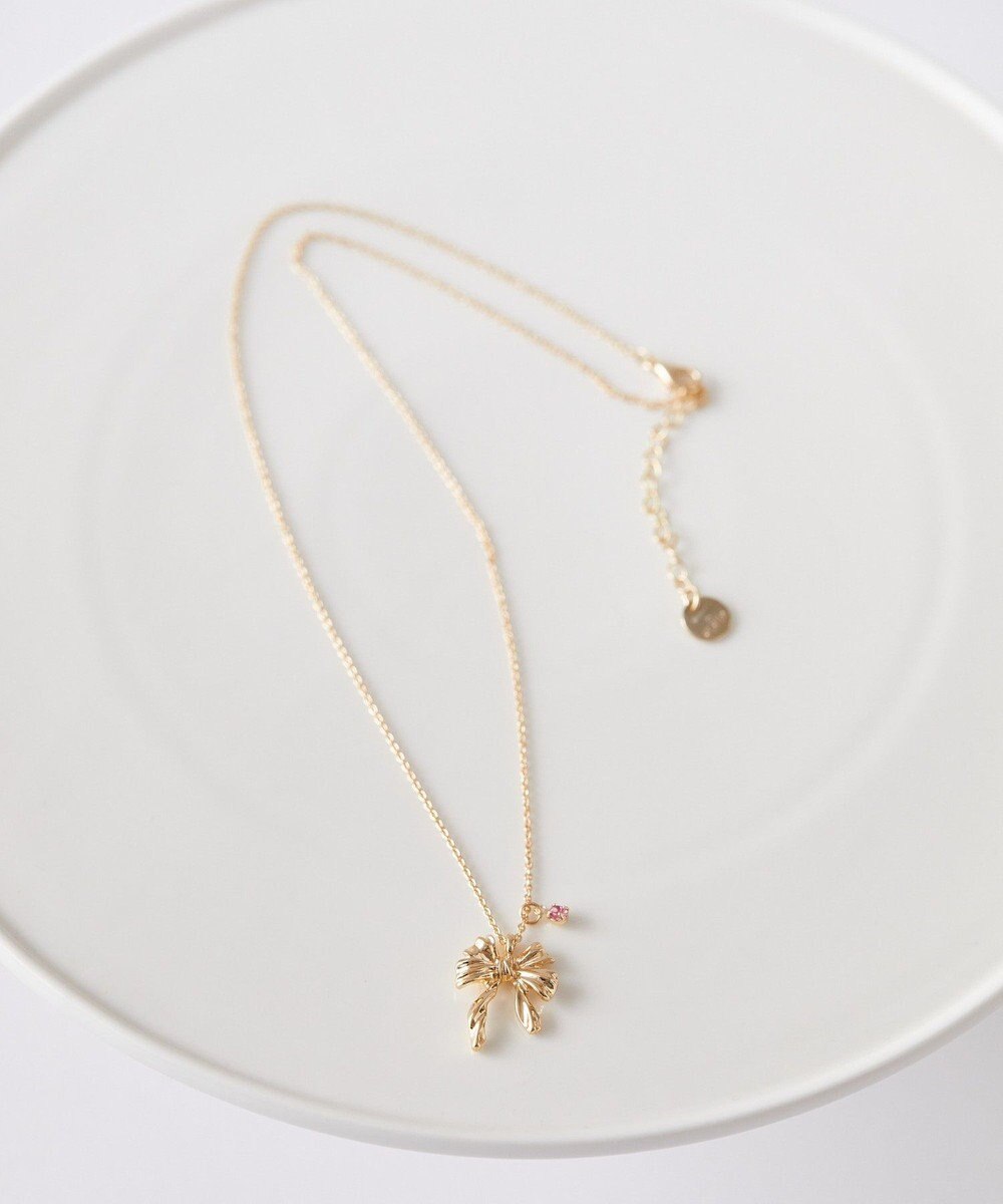 Maison de FLEUR カーリーリボンネックレス 