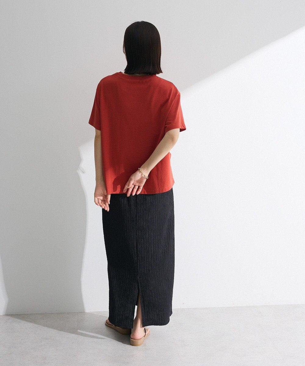 Green Parks フロッキー筆記体ロゴボックスＴシャツ 