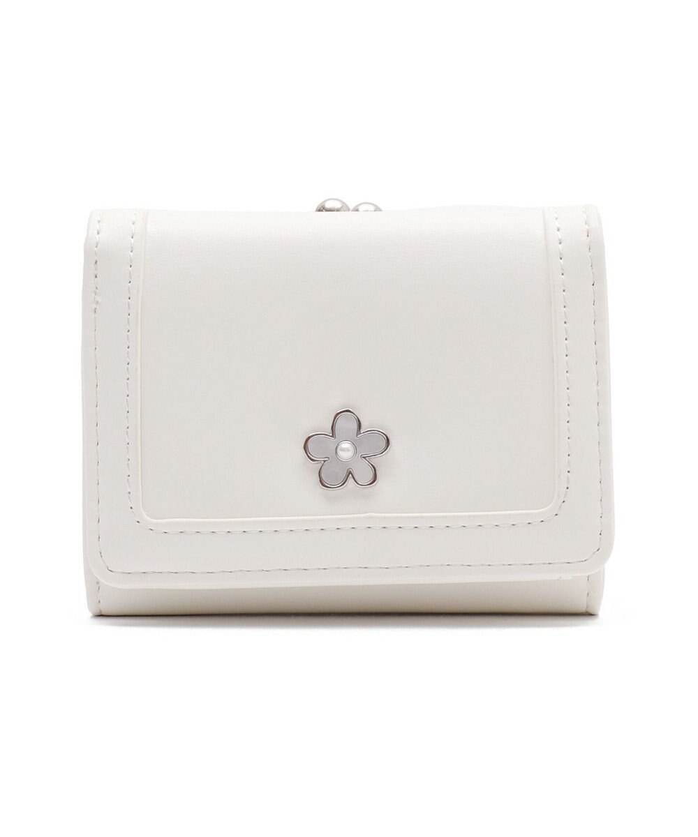 WEGO フラワーガマ口ウォレット 