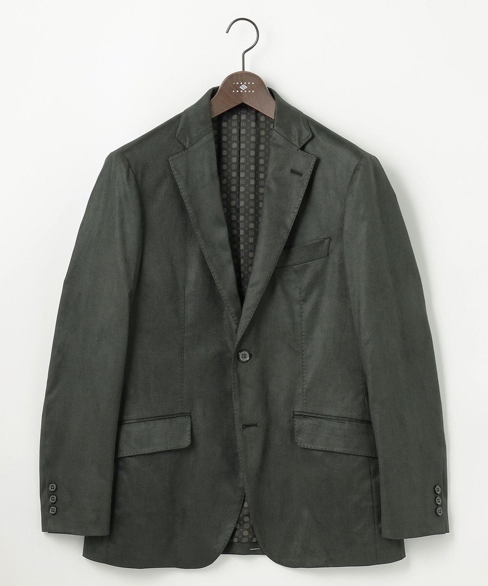 JOSEPH ABBOUD 【ストレッチ/スウェードタッチ/JAPANファブリック】コマ スウェード ジャケット 