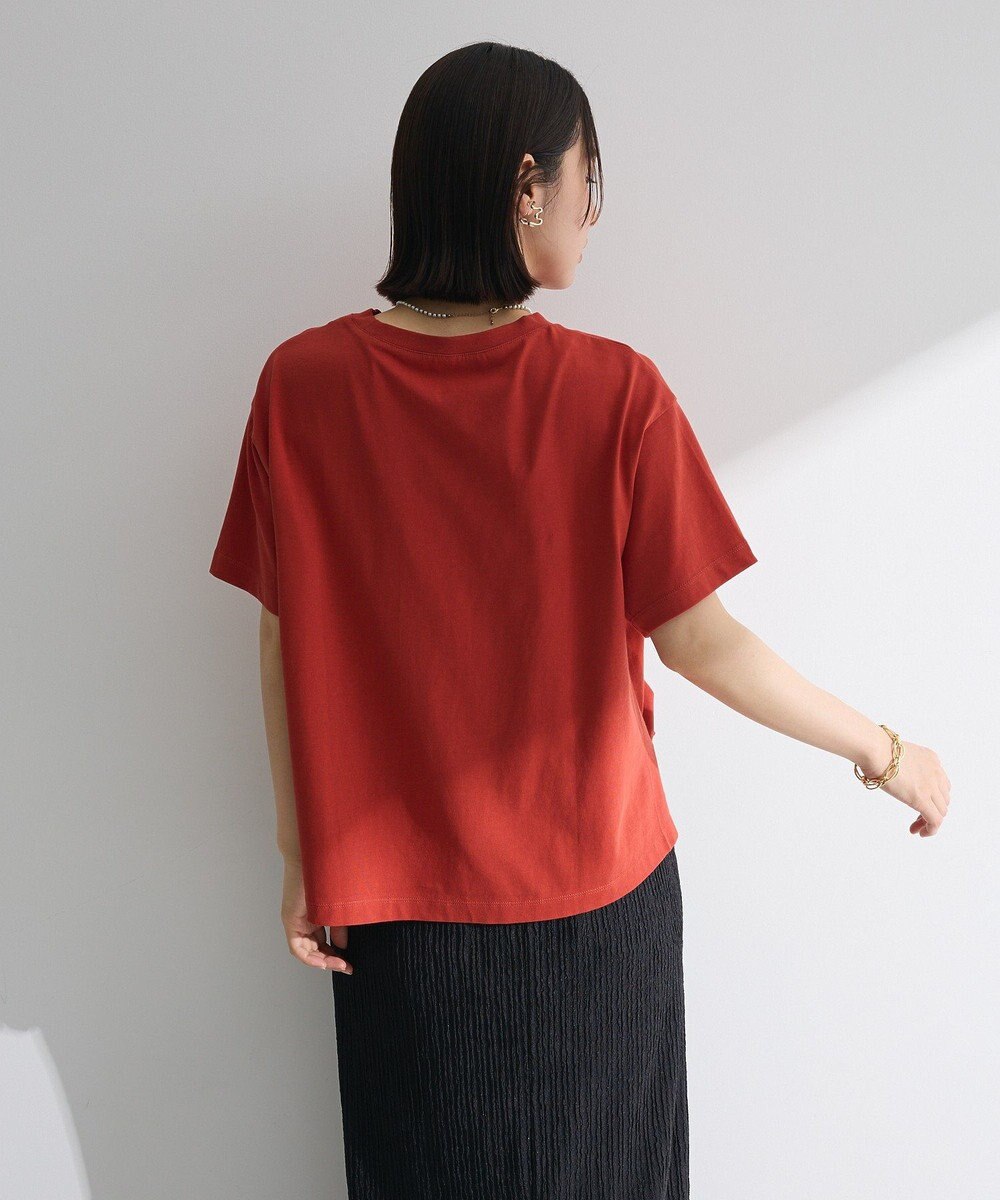 Green Parks フロッキー筆記体ロゴボックスＴシャツ 