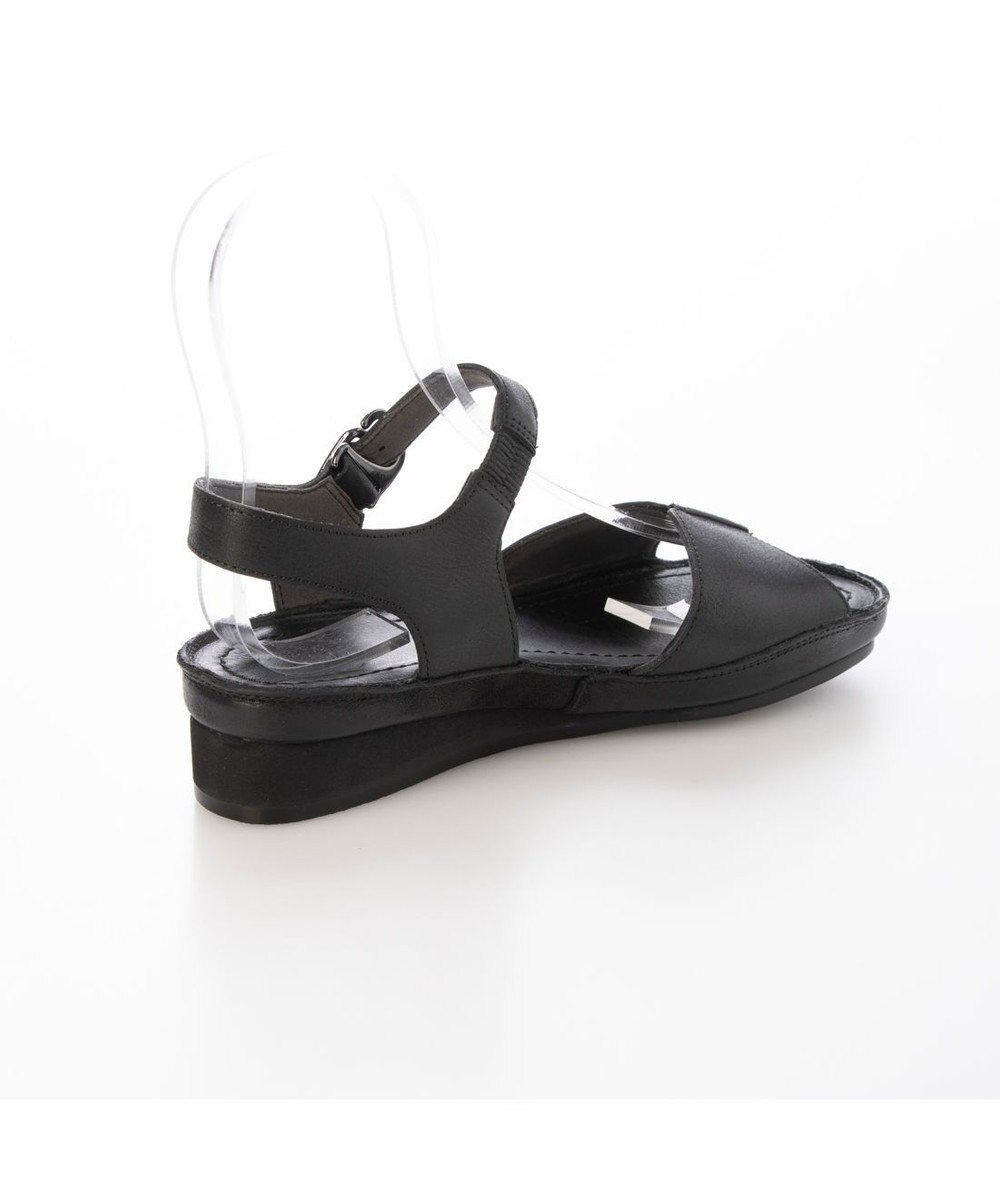 ing <ing>【WEB限定】ウエッジヒールレザーサンダル 