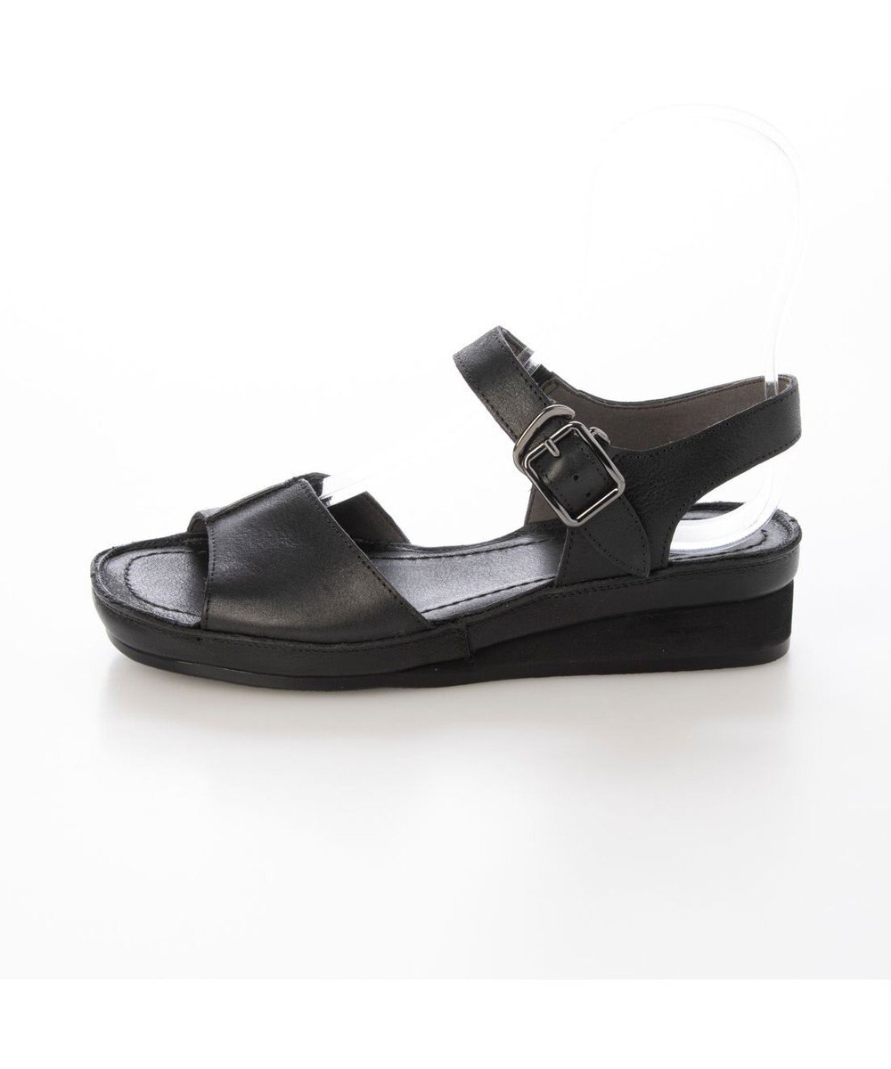 ing <ing>【WEB限定】ウエッジヒールレザーサンダル 