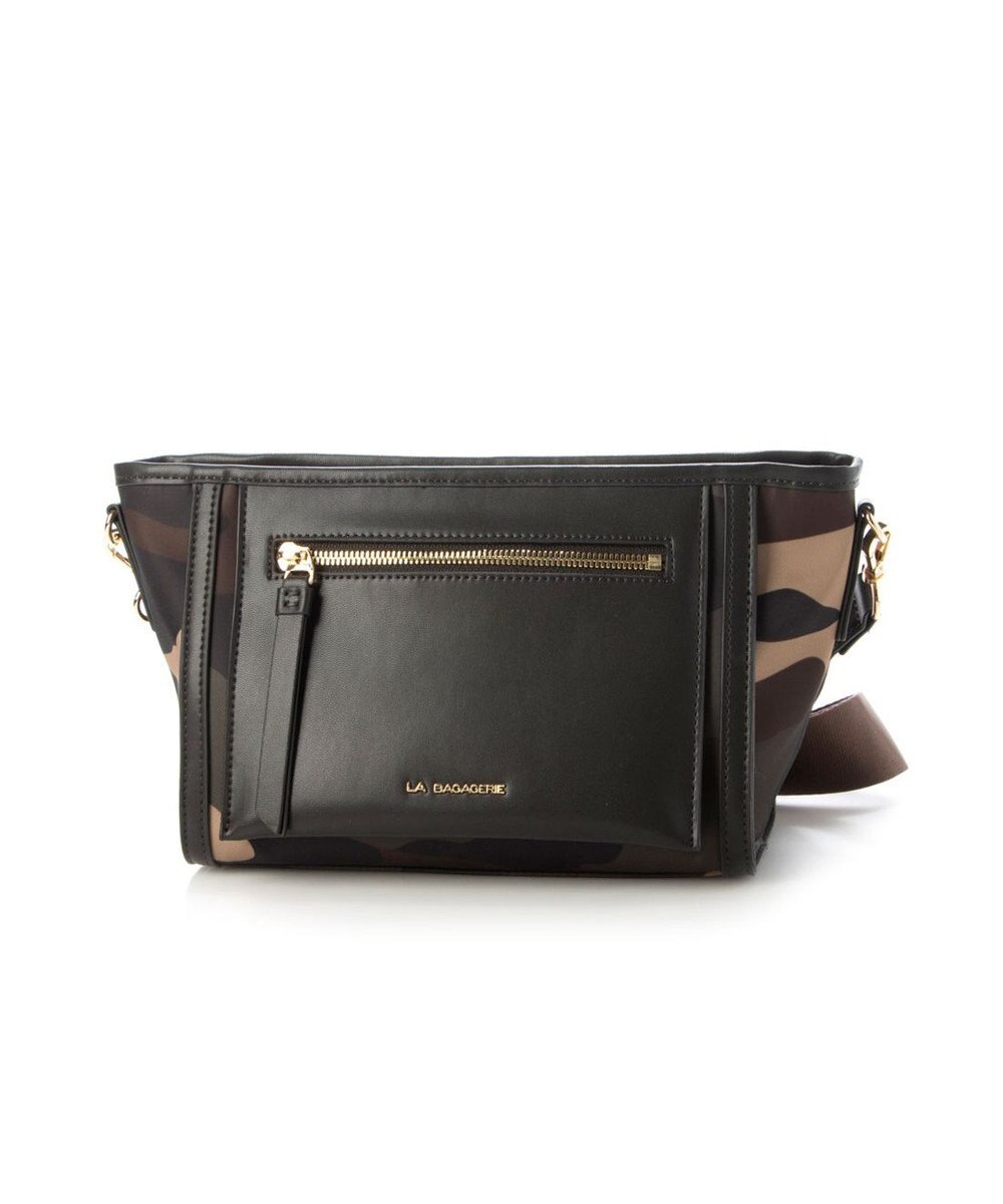 LA BAGAGERIE リサイクルレザー　フラップショルダー 