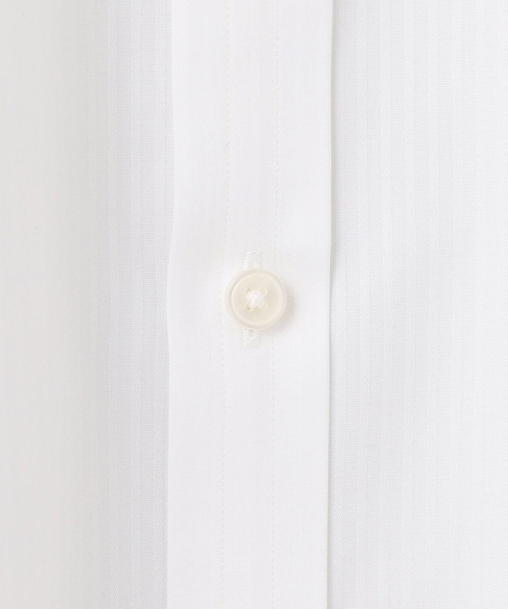 GOTAIRIKU 【形態安定】PREMIUMPLEATS_セミワイドカラー _織柄_通年ドレスシャツ 