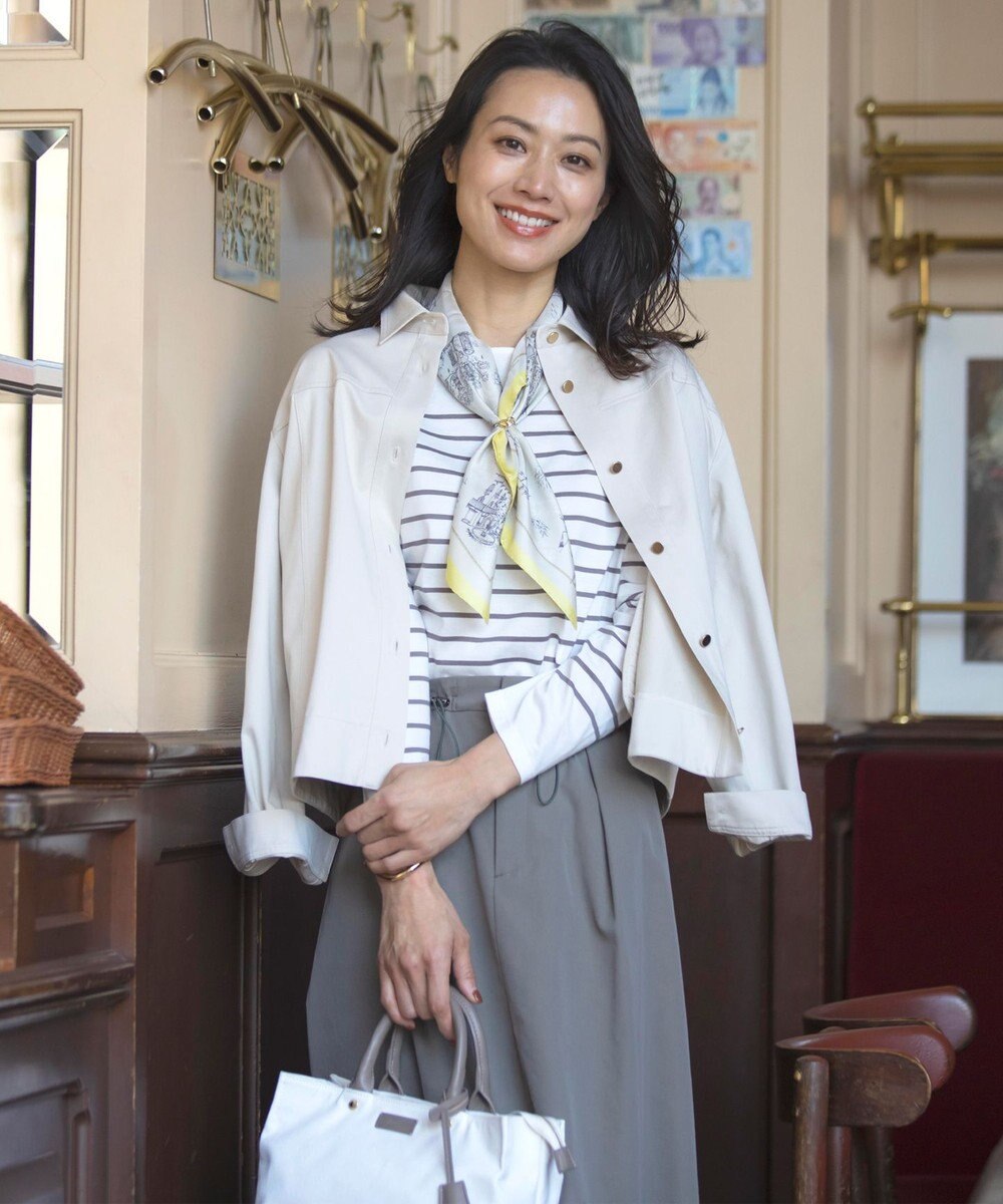 J.PRESS LADIES Sud de la France スクエア スカーフ 