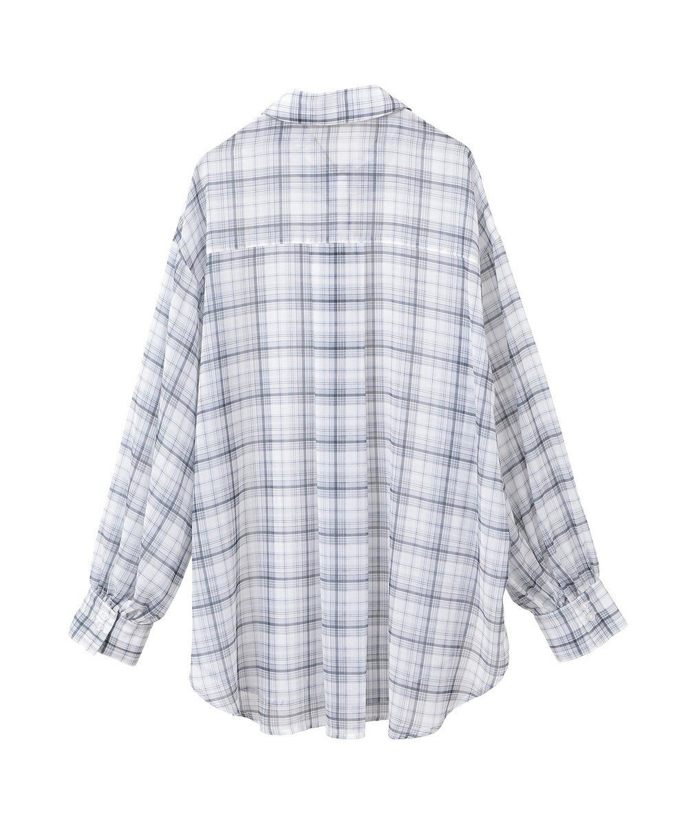 earth music&ecology シアーチェックシャツ 