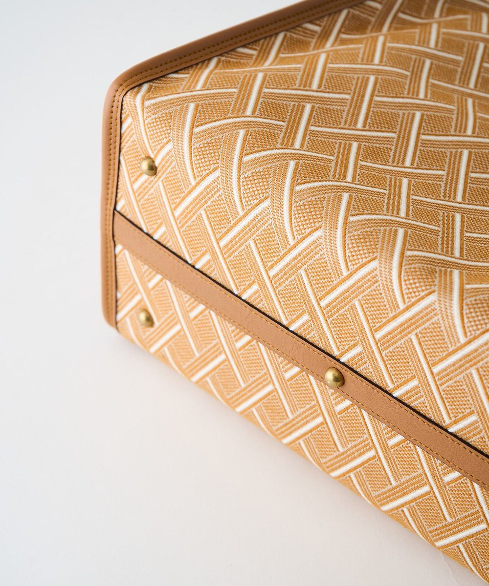 MIYABIYA LAQUOH クロス柄ジャガードトートバッグ S 