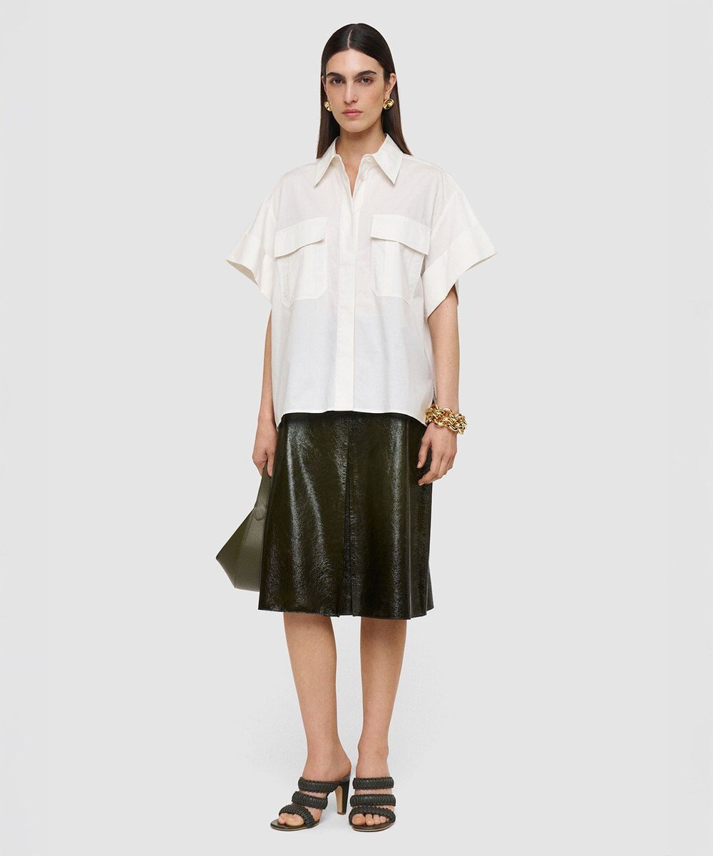 JOSEPH ポプリンコットン　ショートスリーブシャツ 