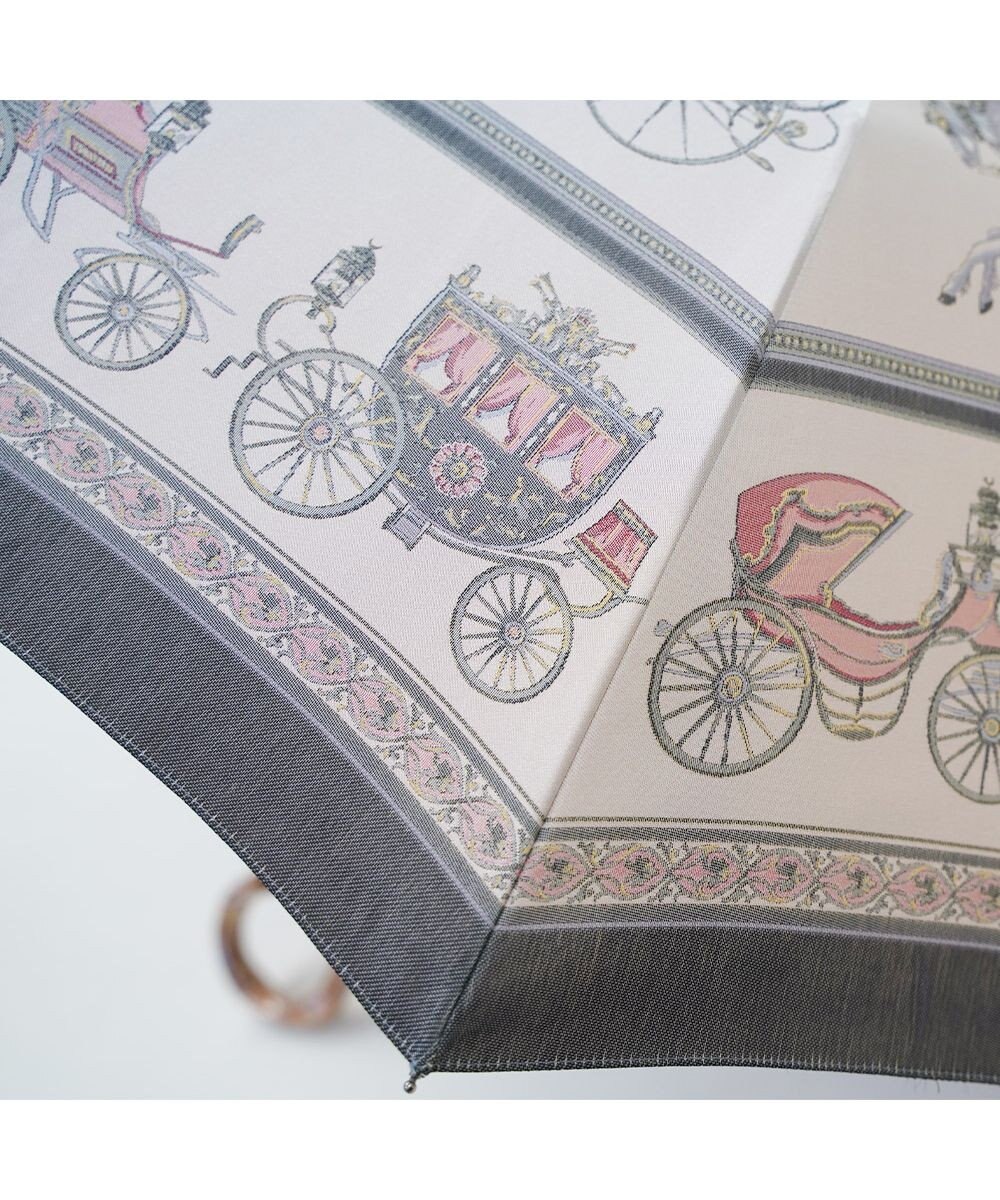 Marca Umbrella of Yokohama 晴雨兼用折りたたみ傘 (馬車行列) 日傘 