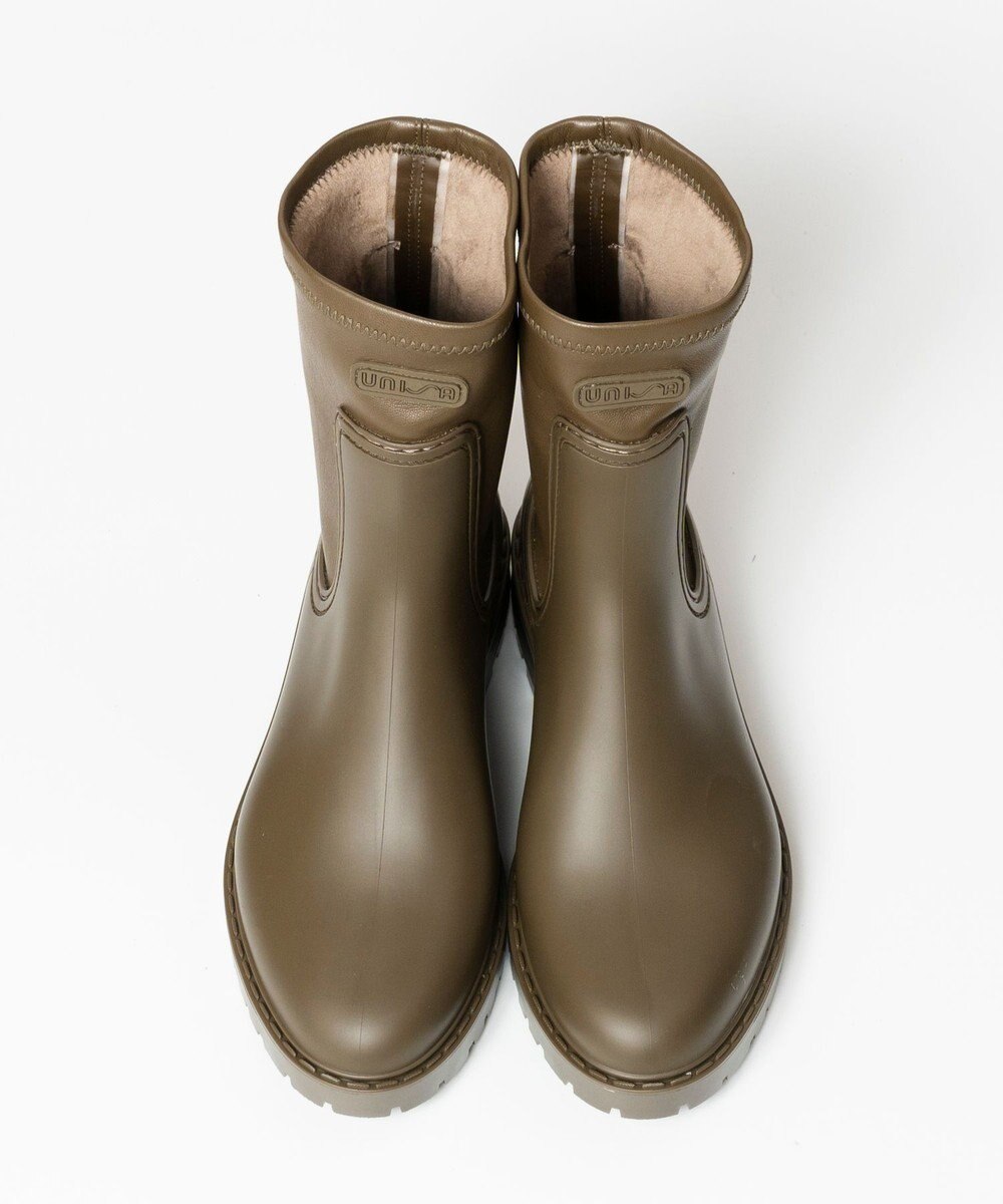 BONTRE 【UNISA/ウニサ】裏起毛ミドルレインストレッチブーツ 