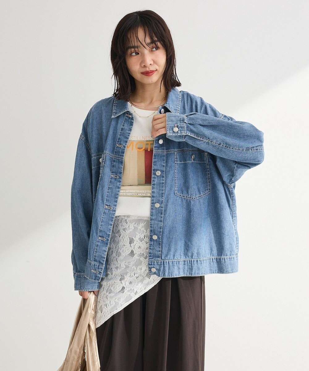 Green Parks シアーデニムシャツＧジャン 