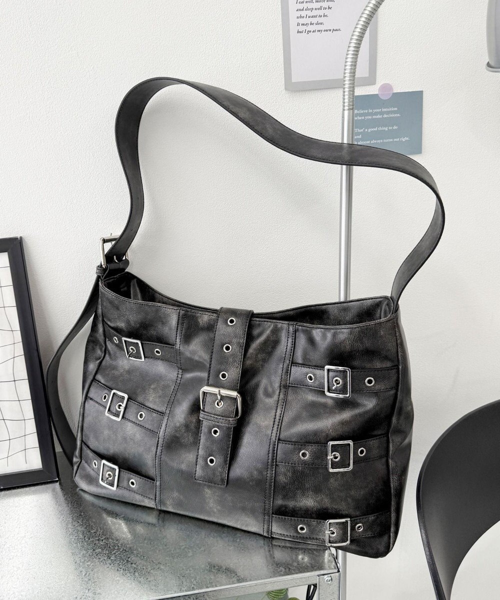 WEGO ベルトデザインBIGショルダー 