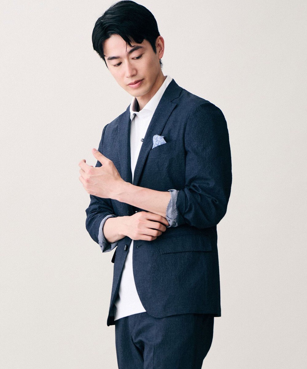 JOSEPH ABBOUD 【洗える/UV/エコ撥水/26SSモデル登場】ライトウェーブライト ジャケット 