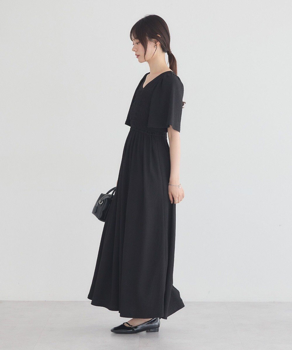 earth music&ecology 2wayシャーリングワンピース 