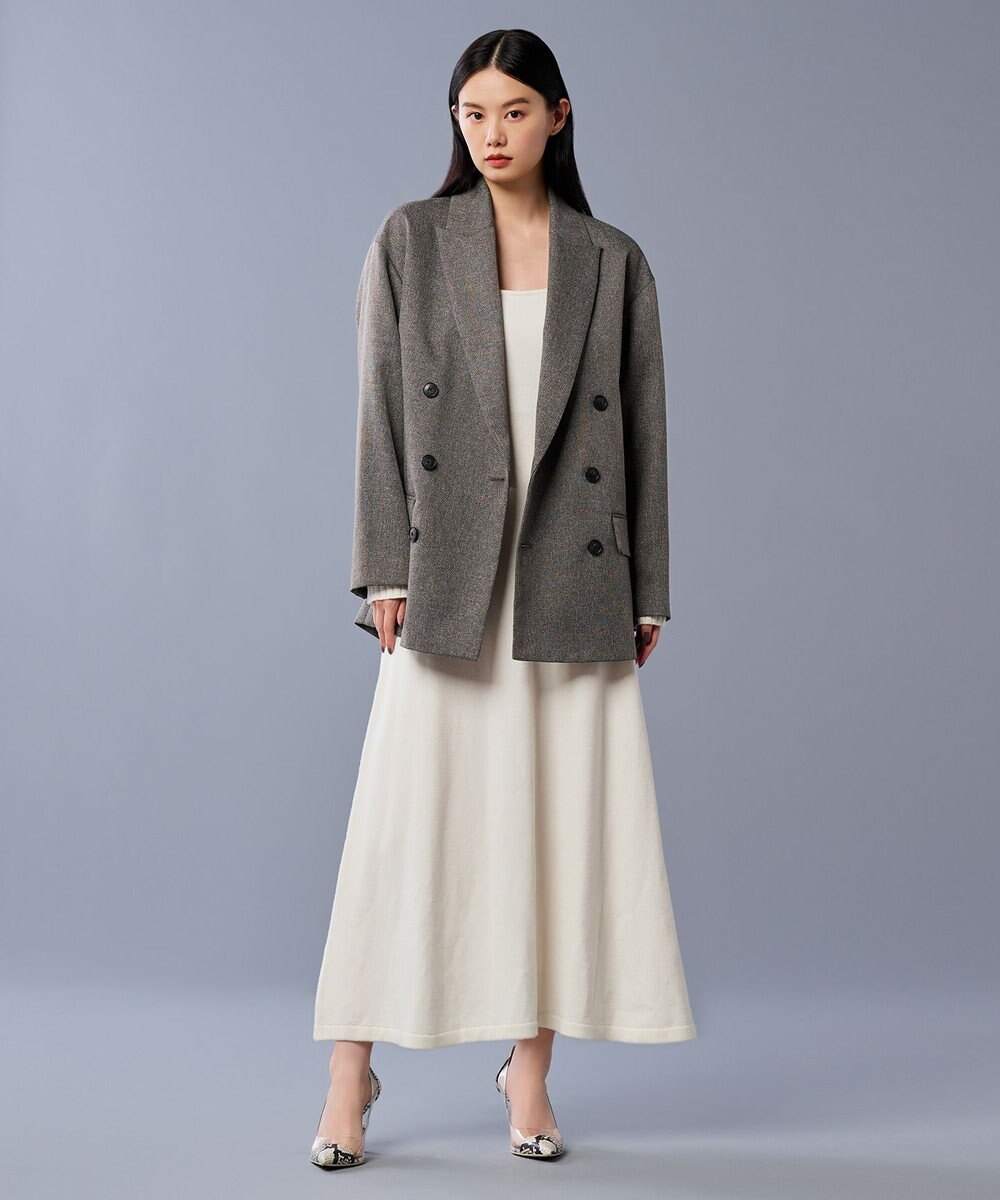 uncrave 【手洗い可】ウール ナイロン ニット ワンピース（uncrave STANDARD） 