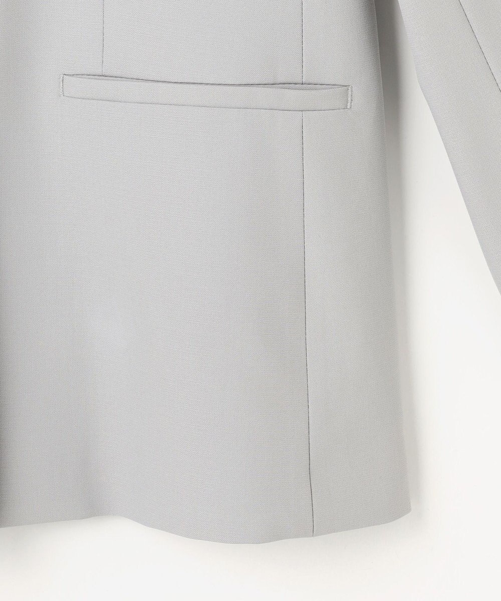 ANY L イージーケアライトストレッチノーカラージャケット 