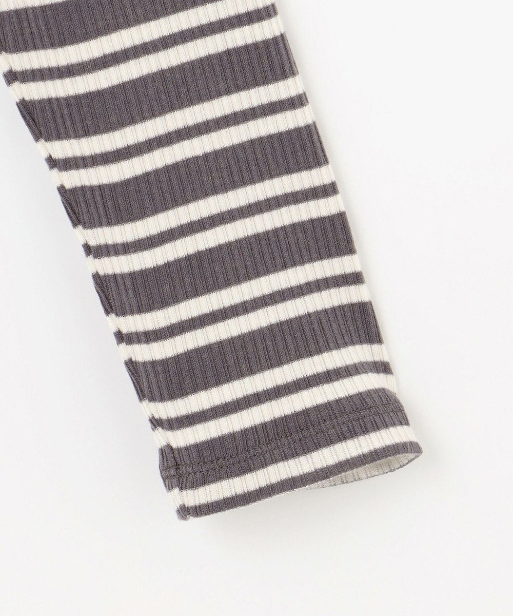 J.PRESS LADIES カシミヤシルクリブタートル ボーダー カットソー 