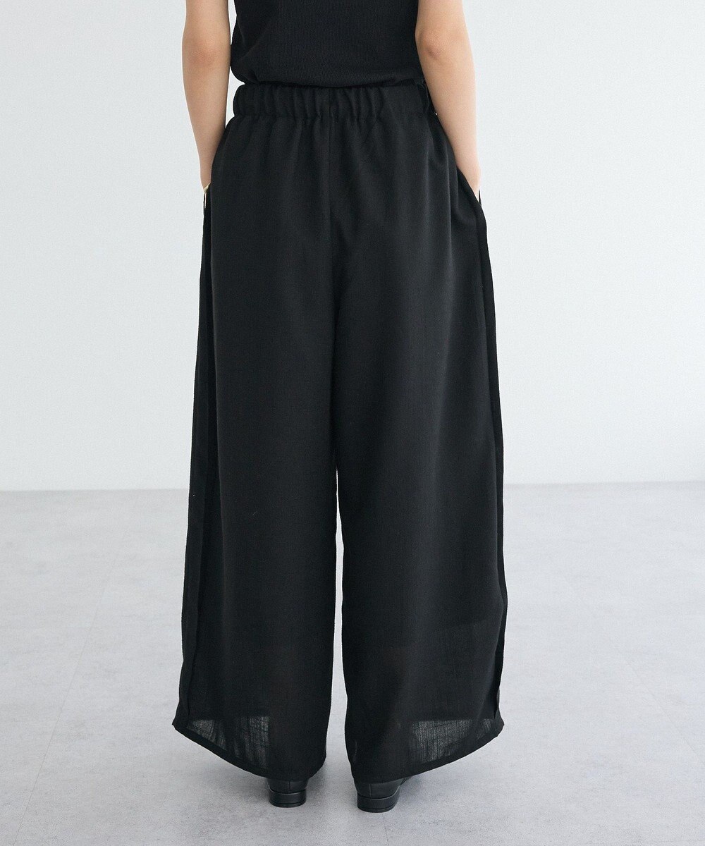 CRAFT STANDARD BOUTIQUE リネンライクワイドイージーパンツ 