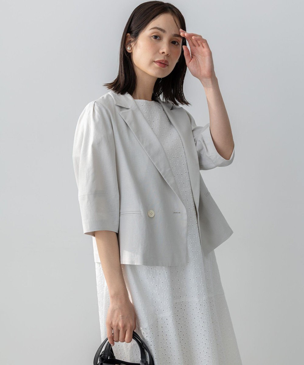 組曲 S リネンレーヨン ジャケット 