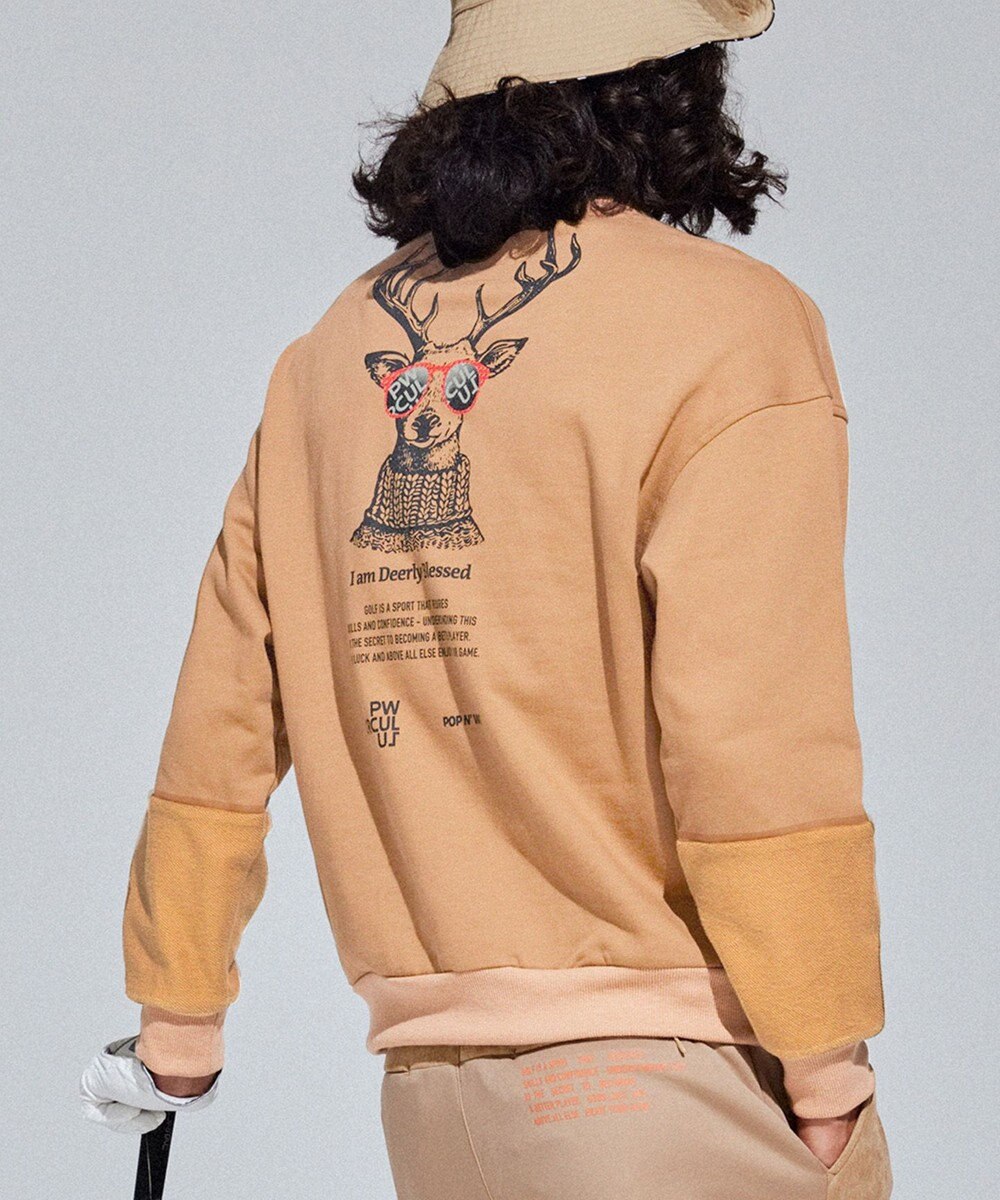 PW CIRCULUS 【MEN】裏毛アニマルプリントスエット 