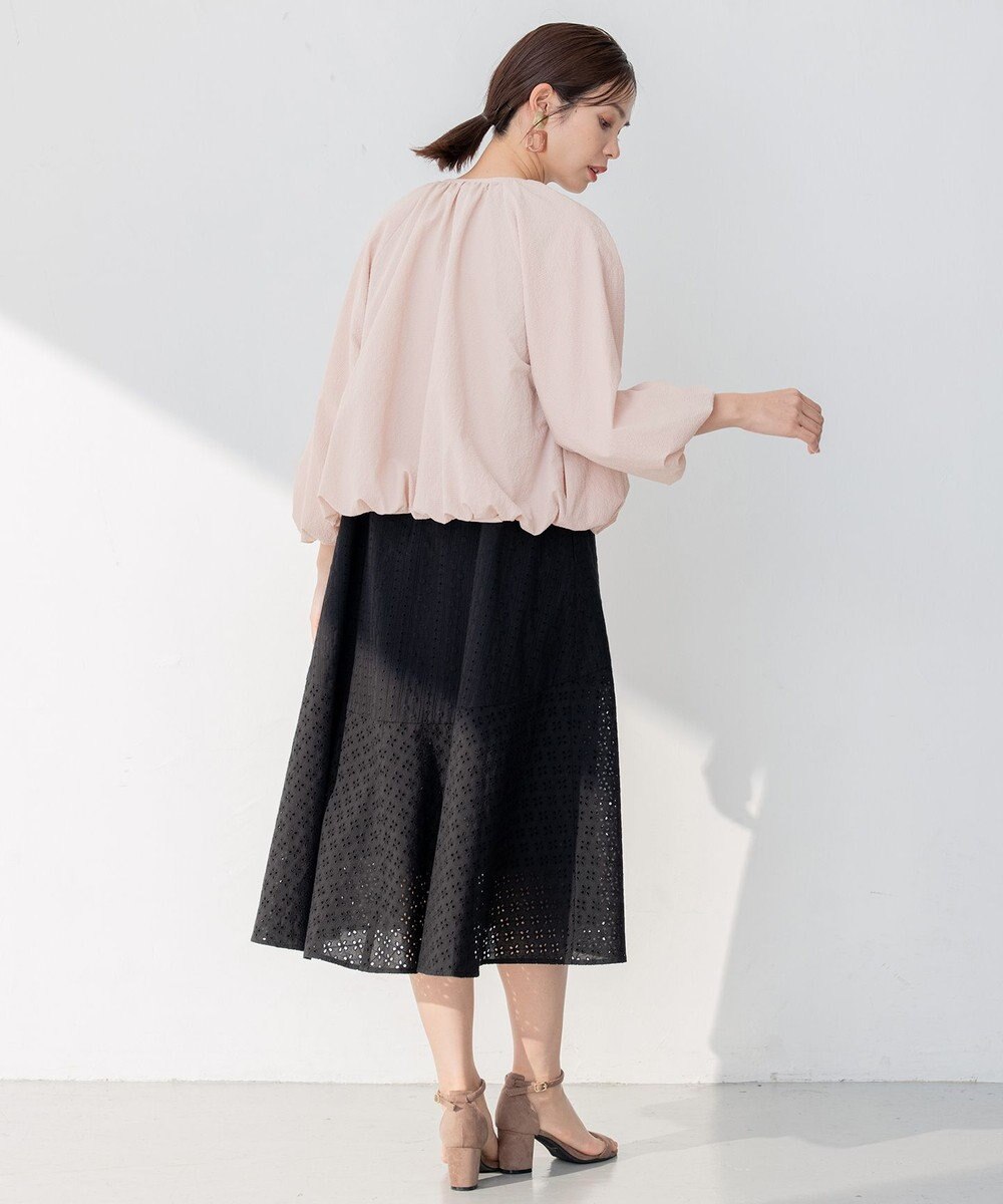 組曲 【洗える】サッカーストレッチ ブルゾン 