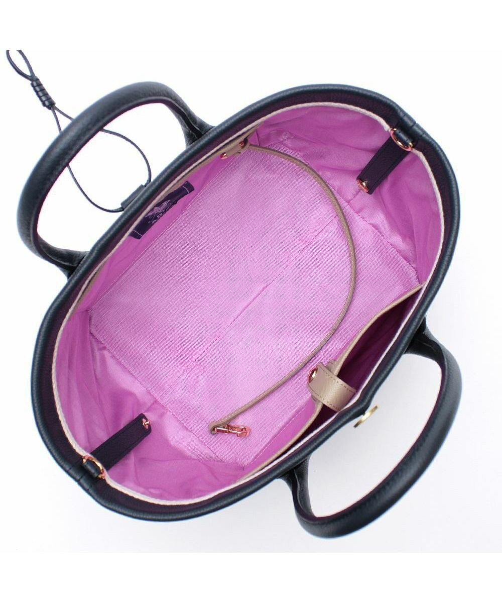 A.D.M.J. 【牛革】モーツァルト/スパニッシュレザーバイカラー金ボタントートS 