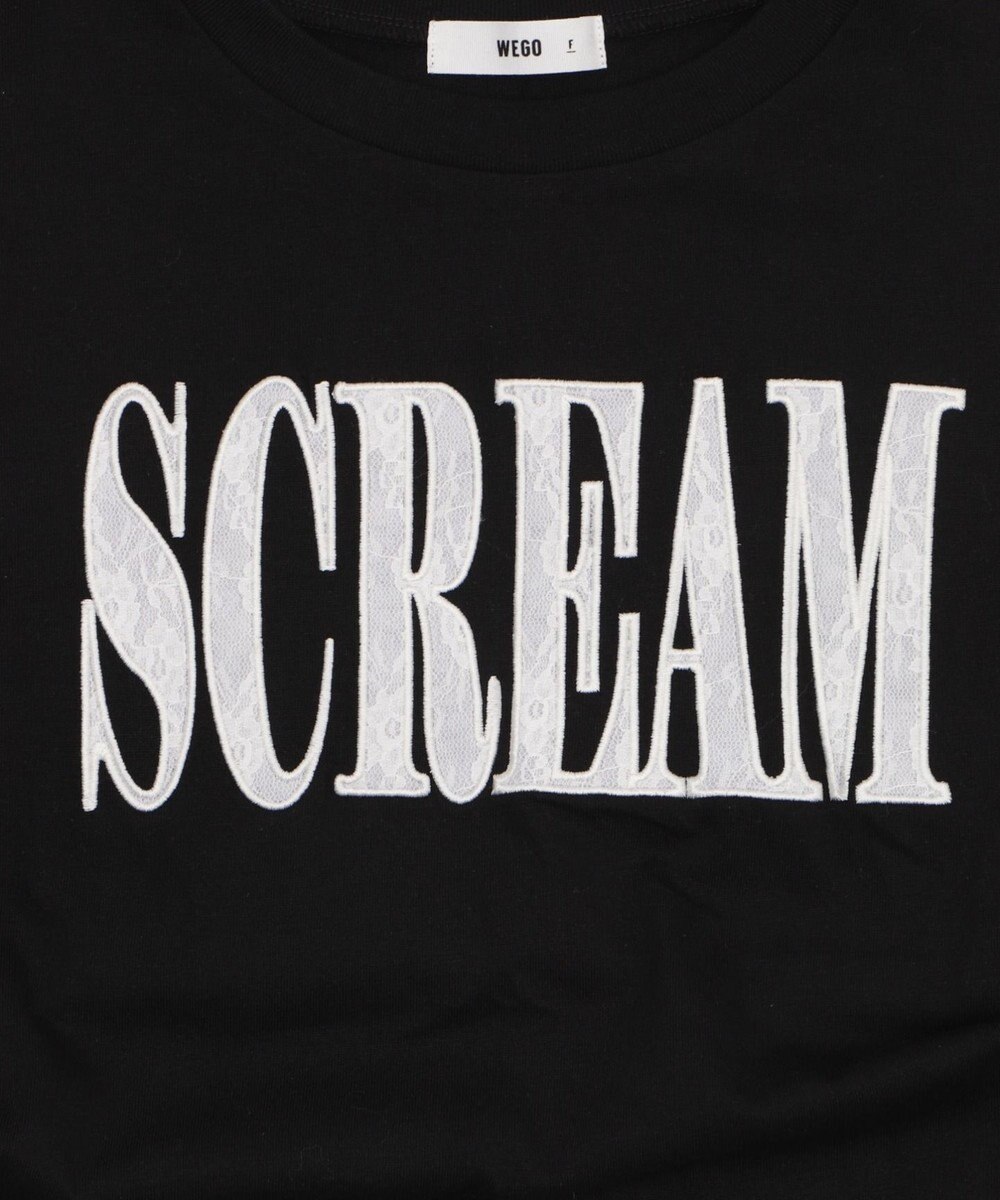 WEGO ロゴレースドロストショートT 