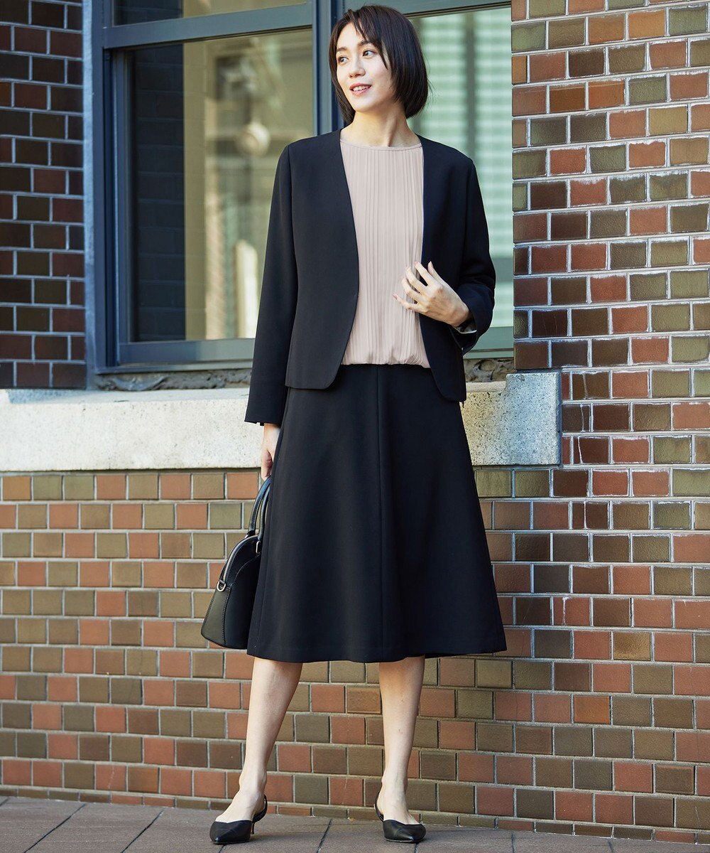 自由区 L 【19号サイズまで展開・セットアップ対応】トリアセダブルクロスフレア スカート 