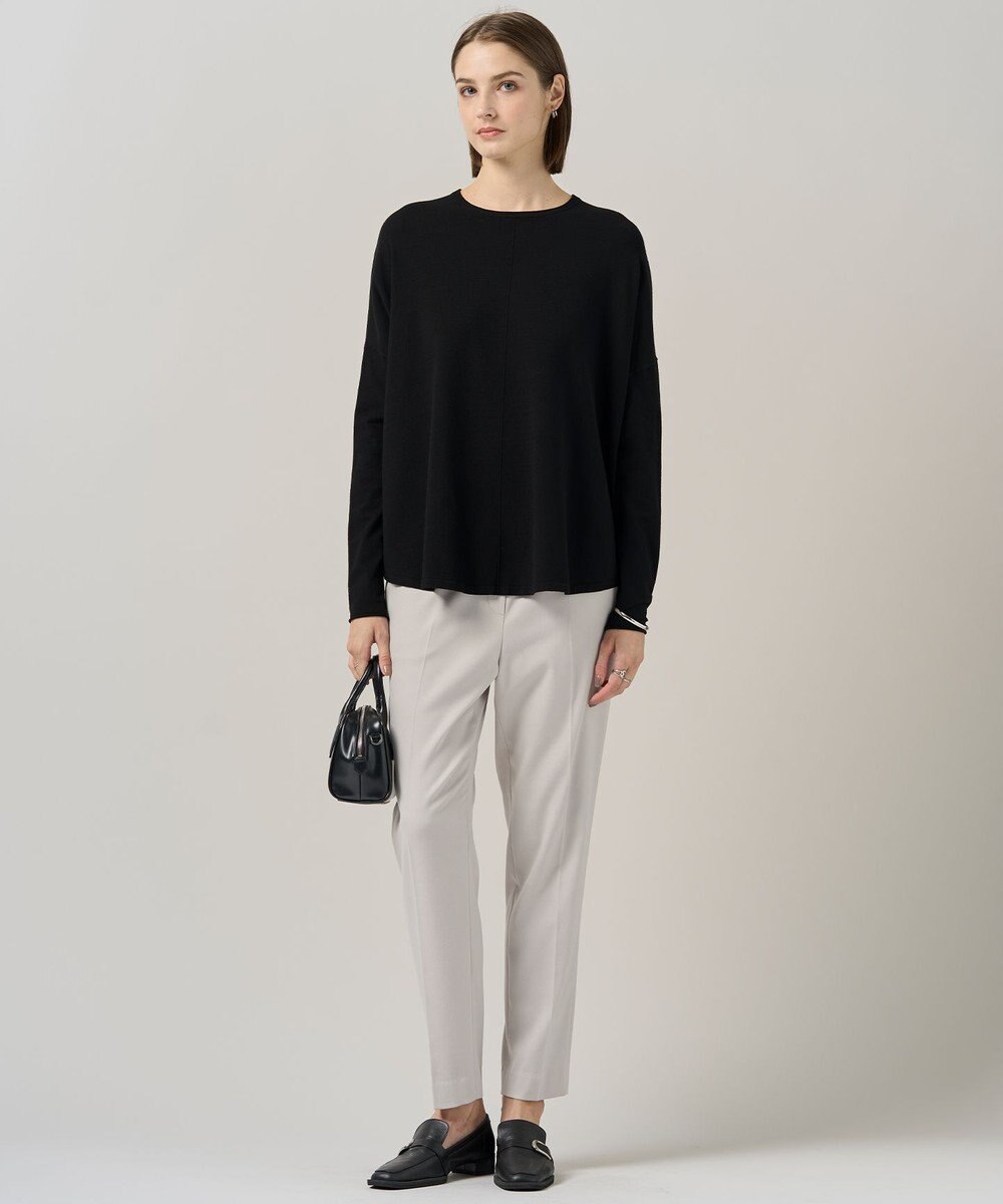 ICB 【裏起毛】 ウォームサテン スティックパンツ 