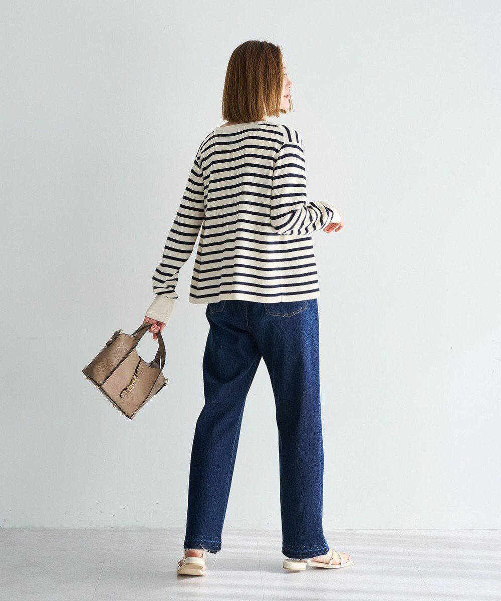 YECCA VECCA カットオフストレッチデニムパンツ 