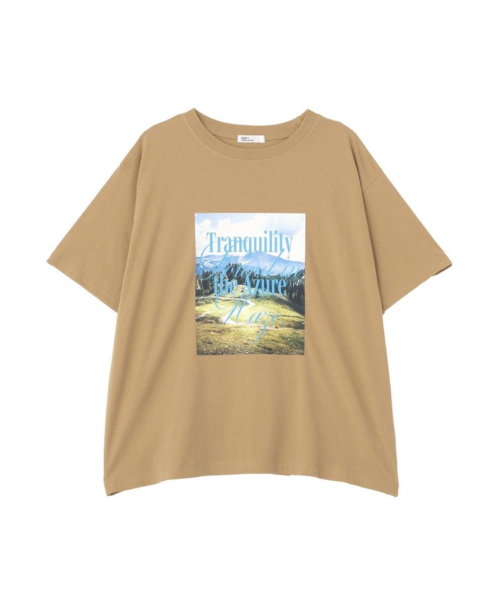 CRAFT STANDARD BOUTIQUE フォトプリントＴシャツ 