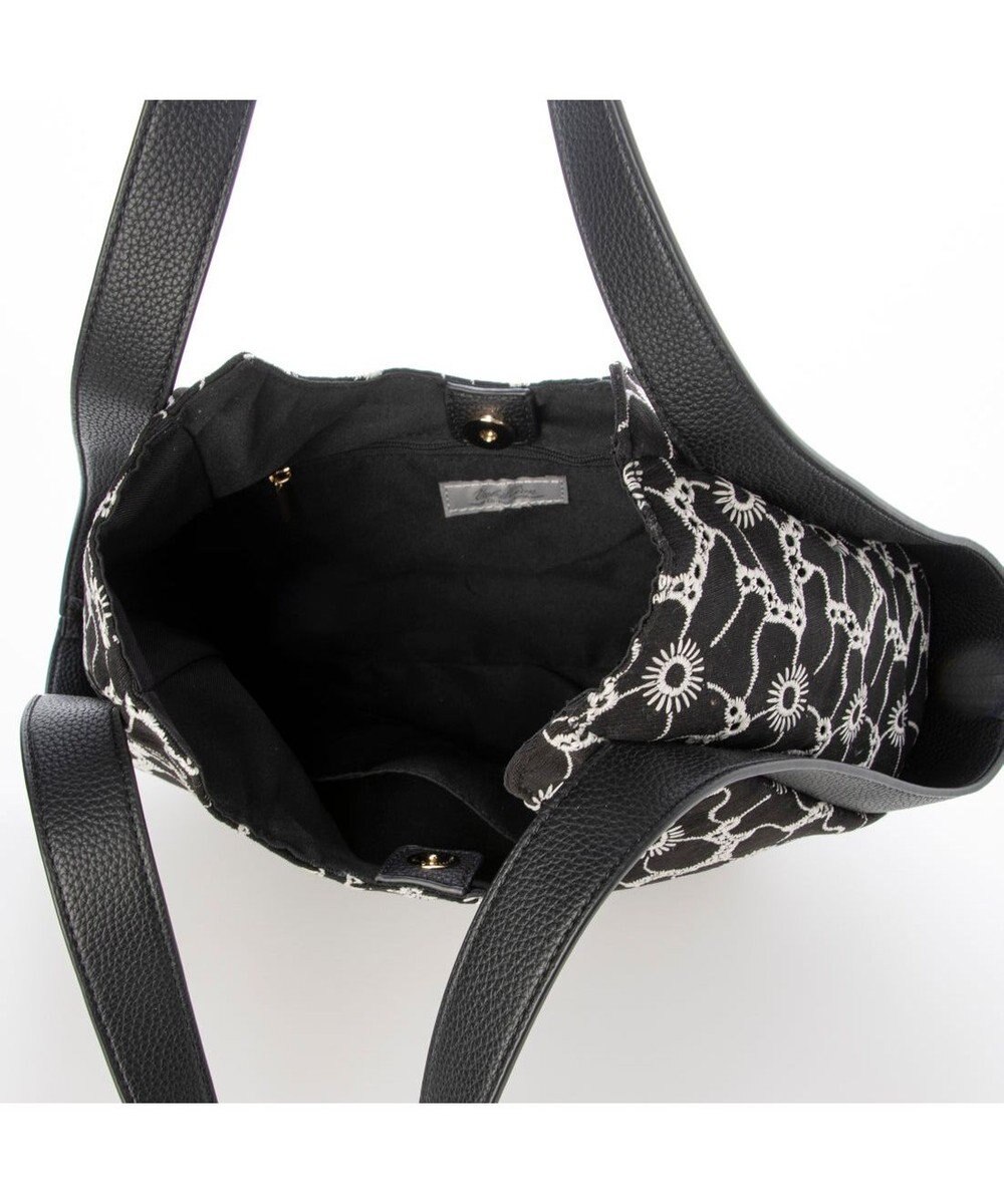 UNBILLION カシュカシュ cachecache / 刺繍生地トートバッグ 