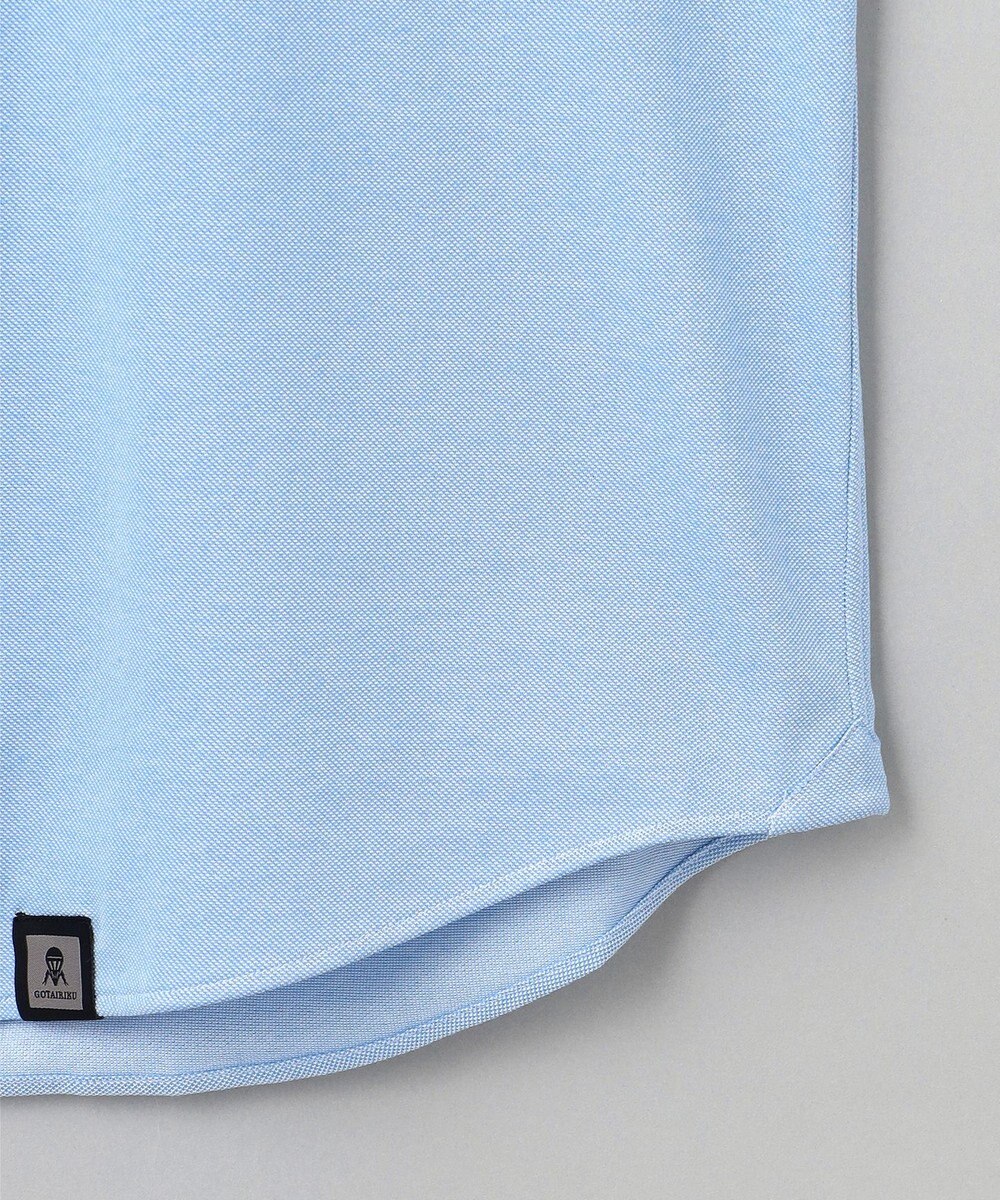 GOTAIRIKU 胸ポケット付にアップデート【吸水速乾/ストレッチ】クールマックス鹿の子 ビズシャツ_ボタンダウン 