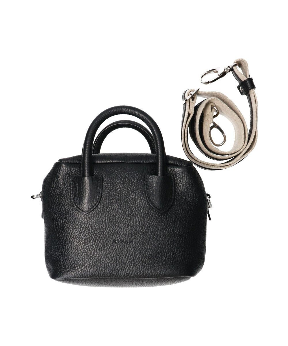 INTER-CHAUSSURES 【RIPANI】スクエアレザーミニハンドバッグ 