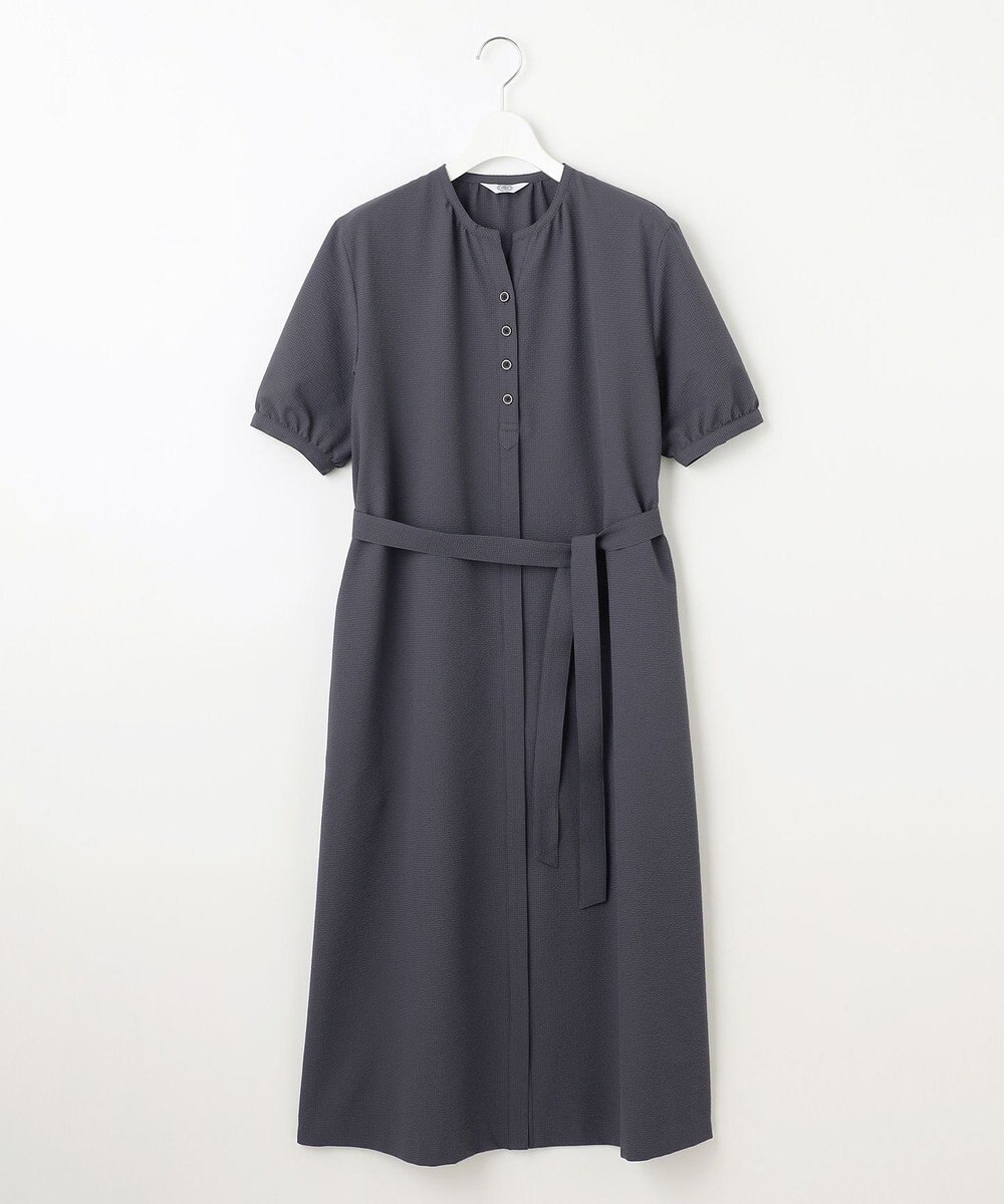 J.PRESS LADIES S 【洗える・吸水速乾】DRYライトサッカー ワンピース 