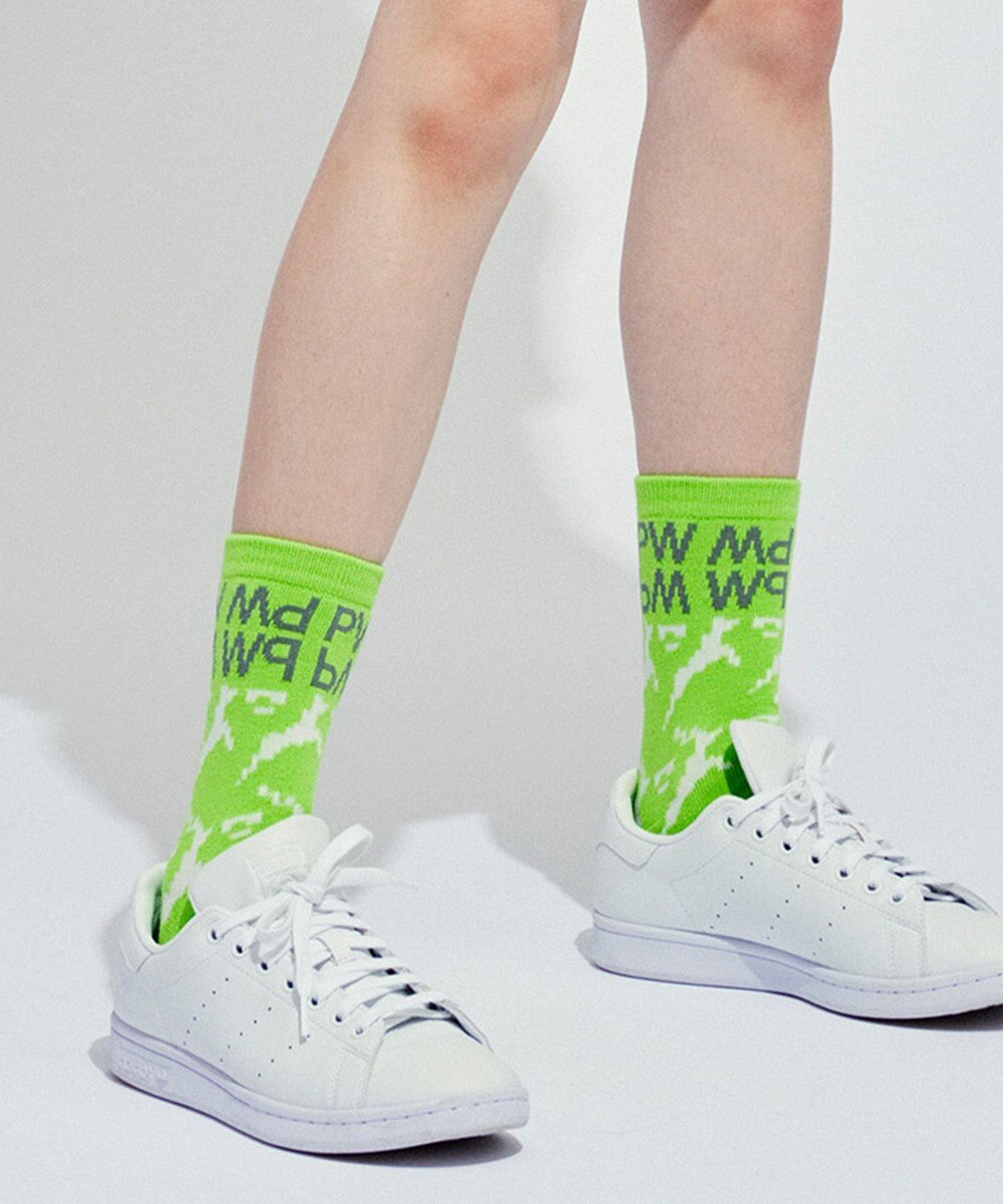 PW CIRCULUS 【WOMEN】【土踏まずをサポート】鹿×モフモフ  ミドルソックス 