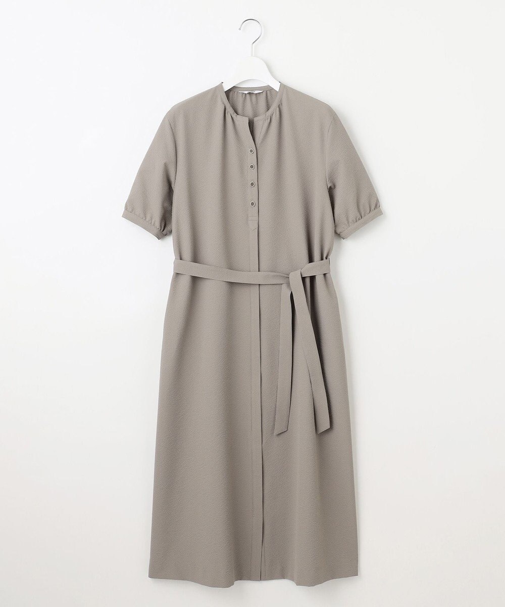 J.PRESS LADIES S 【洗える・吸水速乾】DRYライトサッカー ワンピース 