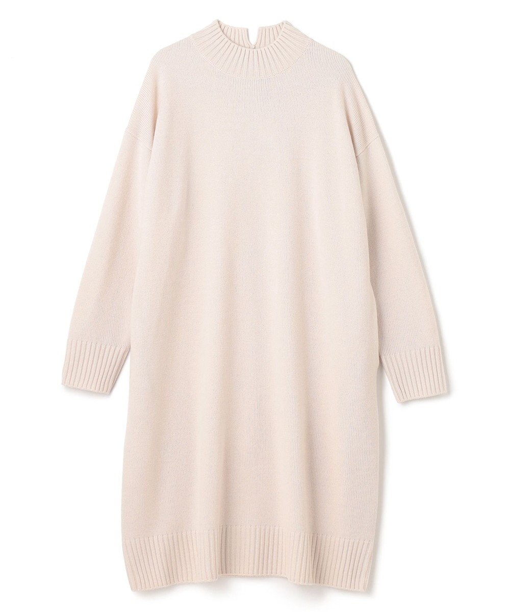 UNFILO 【洗える】チュニック ニットワンピース 