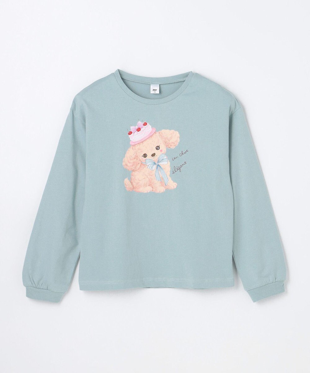 ANY KIDS アニマルモチーフ長袖Tシャツ 