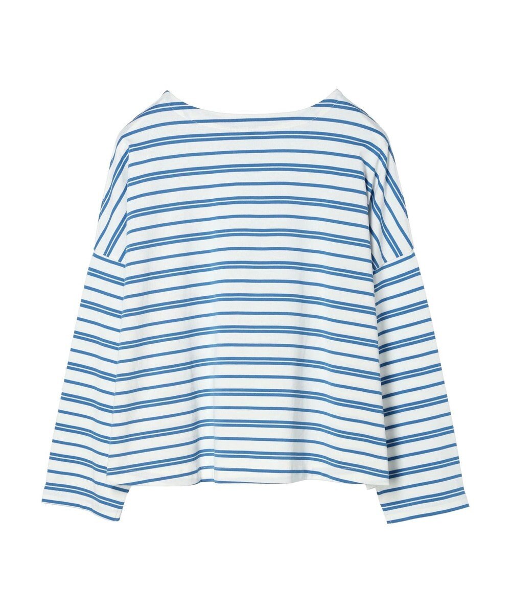 AMERICAN HOLIC ボートネックボーダープルオーバー 