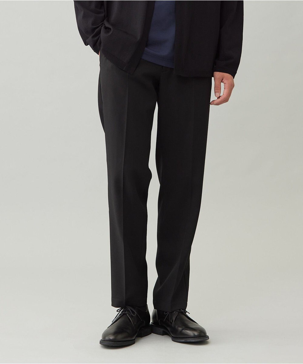 UNFILO MENS 【OCEANS 雑誌・web・YouTube 掲載】WOOL TOUCH 機能美パンツ スリム【東レ開発のウール見え高機能素材】 