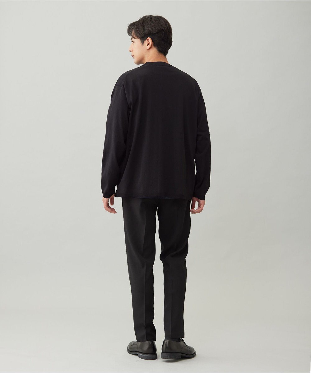 UNFILO MENS 【OCEANS 雑誌・web・YouTube 掲載】WOOL TOUCH 機能美パンツ スリム【東レ開発のウール見え高機能素材】 