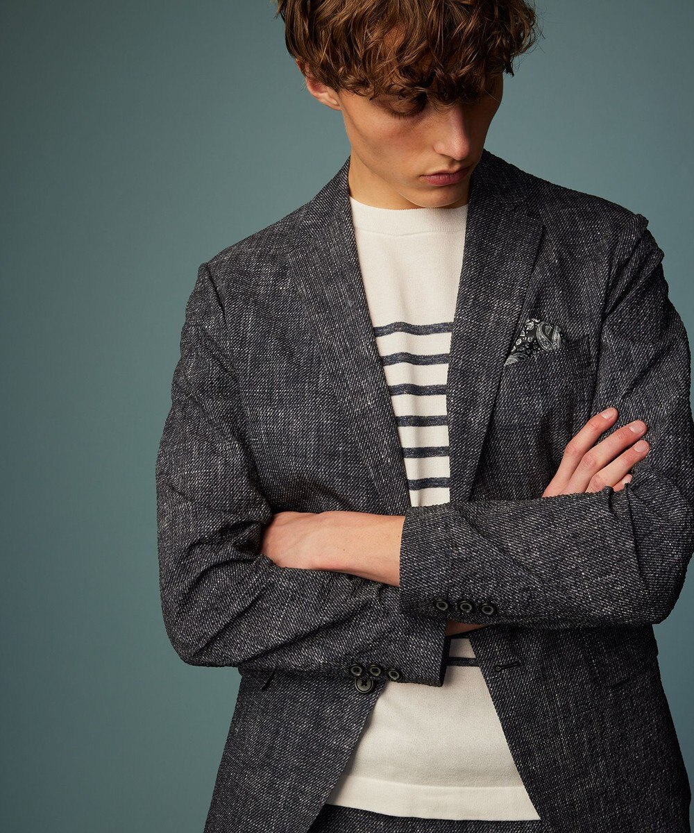 JOSEPH ABBOUD 【ストレッチ・洗える・軽量・防しわ・速乾・エコ撥水】ライトウェーブ ジャケット 