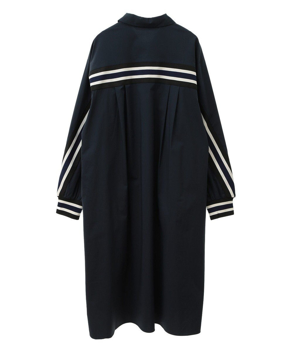 YECCA VECCA リブMIXシャツワンピース 