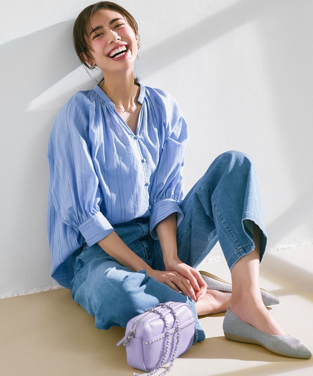 23区 レザー スタッズ ショルダーバッグ 