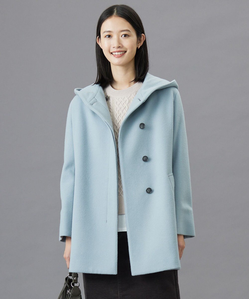 ショートビーバー フーデット コート / J.PRESS LADIES | ファッション 