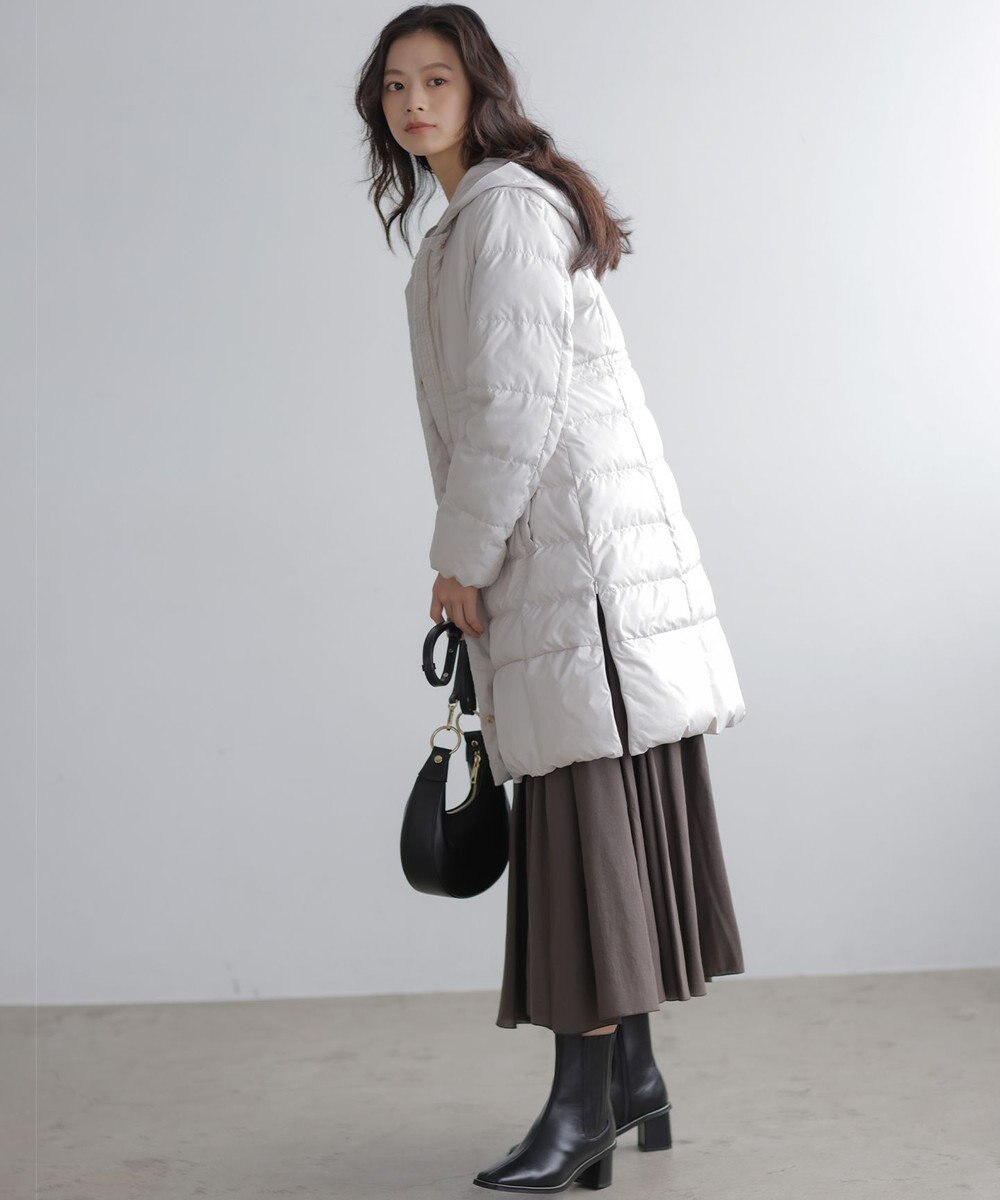 組曲 ライトタフタロング ダウン 