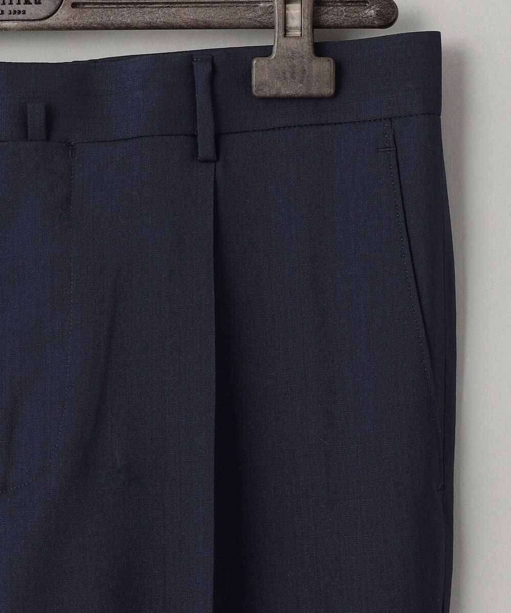 GOTAIRIKU ロングセラー【洗える/折り目加工/シワになりにくい/ウエストアジャスター】ウォッシャブル サマーウール100％パンツ_定番色(1タック)24年モデル 