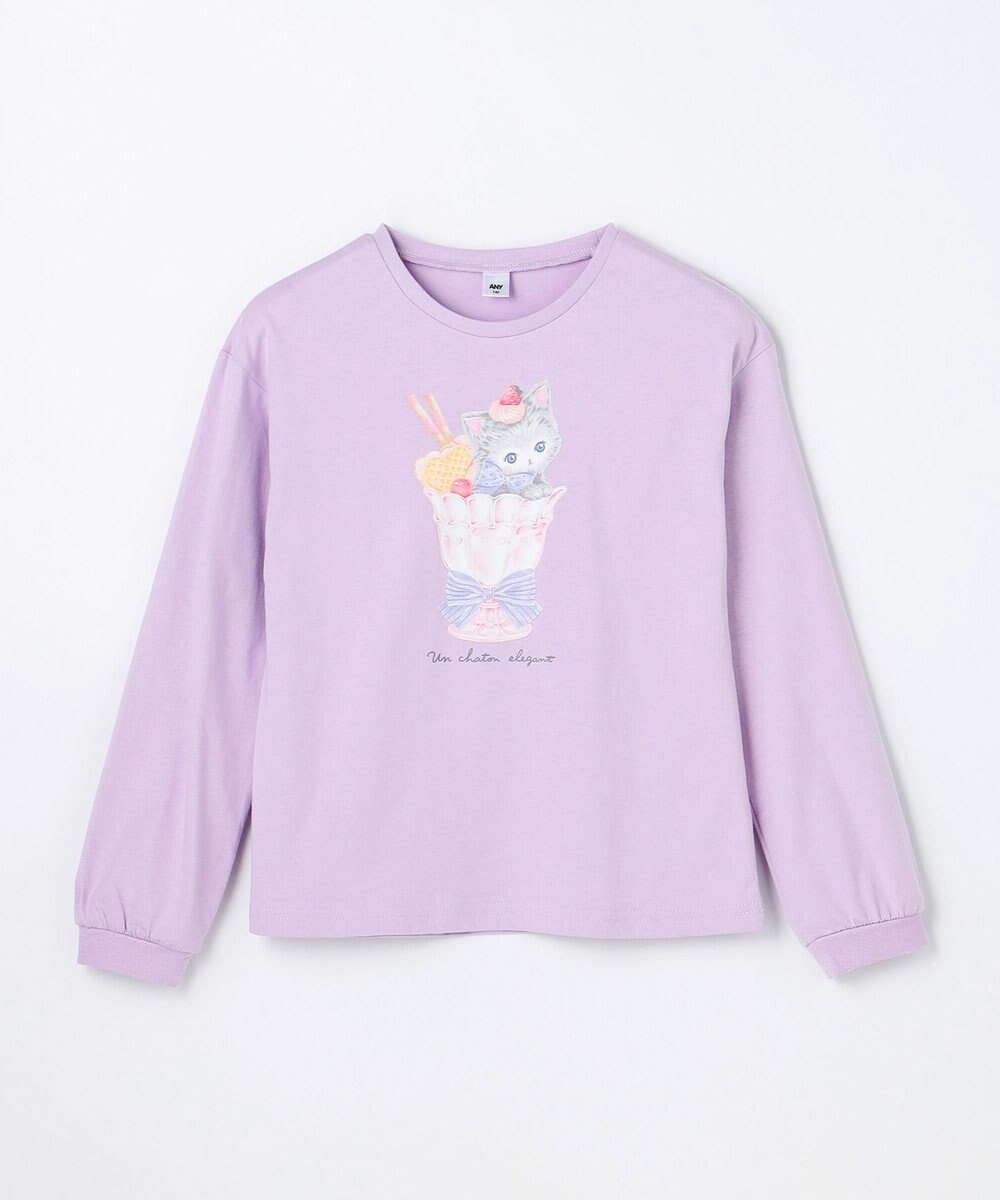 ANY KIDS アニマルモチーフ長袖Tシャツ 